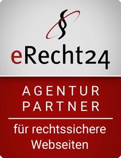 eRecht24 seal | Agency partner